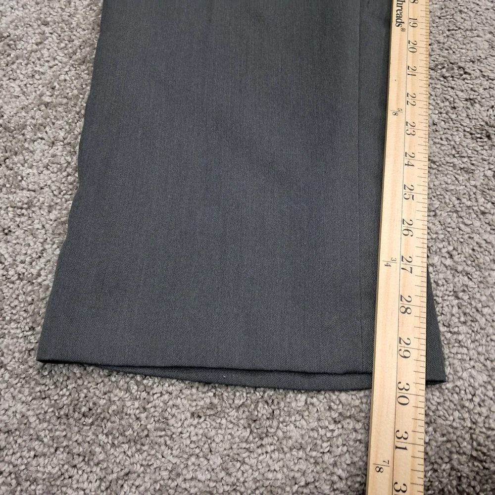 Stafford Travel Classic Fit Super Trouser‎ Mens 40x30 Charcoal Gray Dress Pants